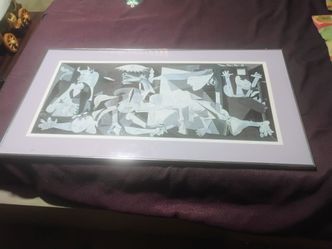 Picasso Guernica Print With Frame