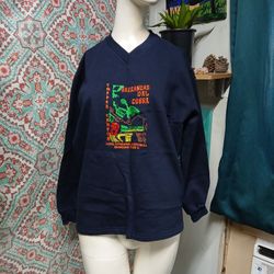 Imagen Copper Canyon V-Neck Sweater, Size M