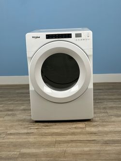 Whirlpool - 7.4 cu. Feet Stackable Vented Electric Dryer - White