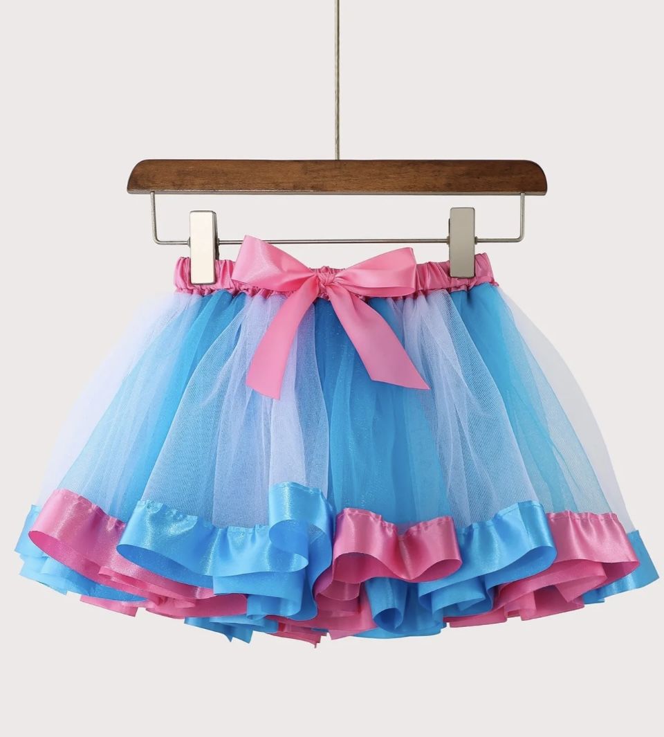 Sky Blue & White Tutu