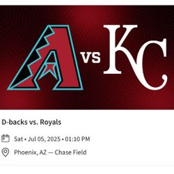 Dbacks vs Royals 