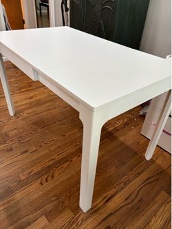 Extended Table with Two(2) Chairs