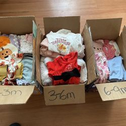 Baby Girl Clothes 0-9m