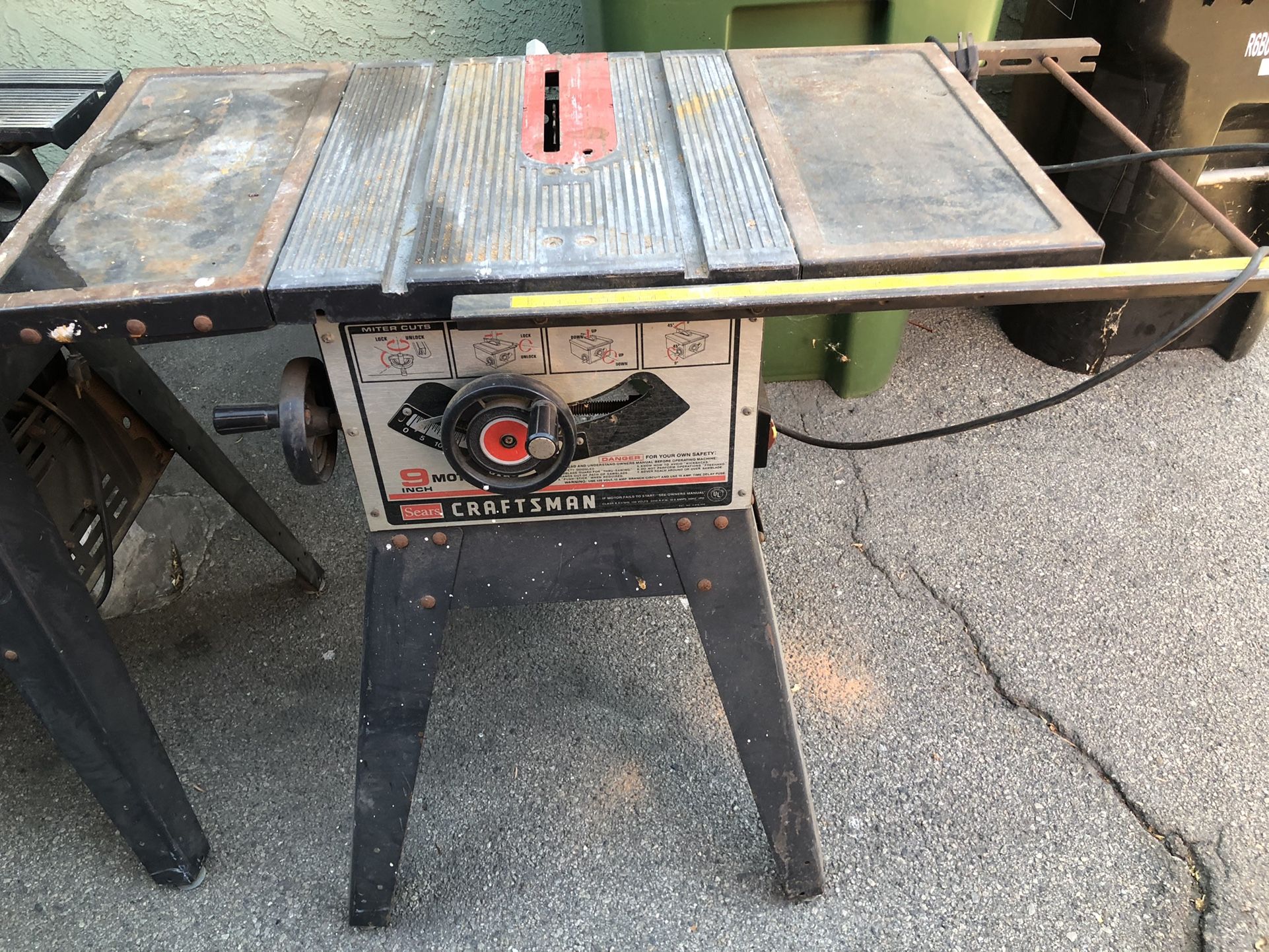 Sears 9” Table Saw