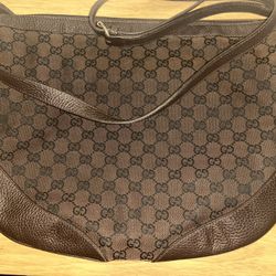 Vintage Gucci GG Canvas Hobo Bag