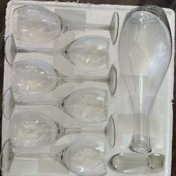 Wine Glass and Carafe set