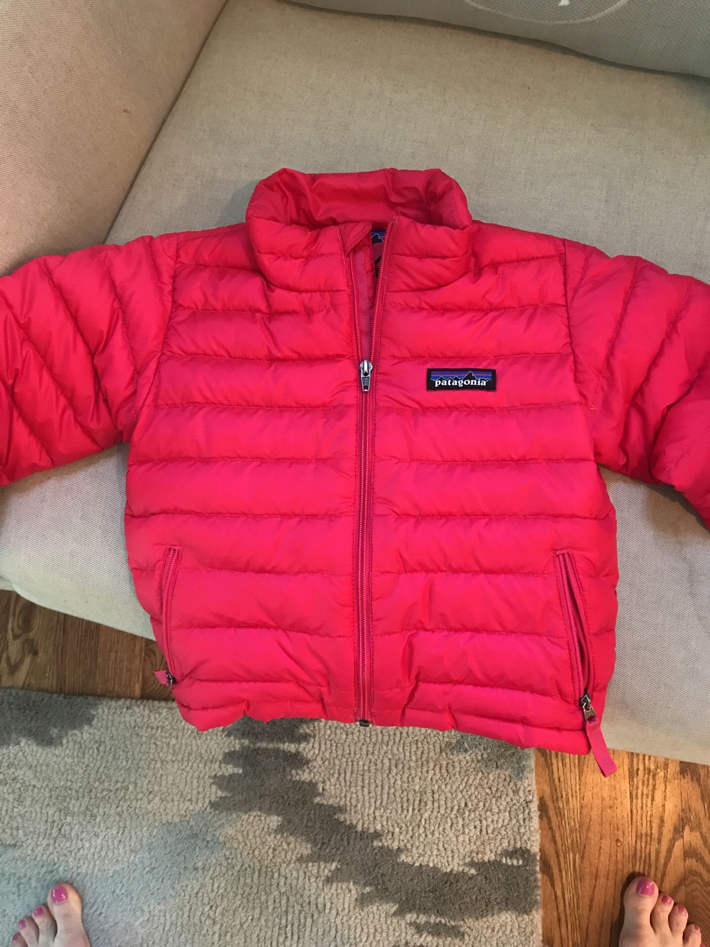 Pink Nano Puff Patagonia Toddler Jacket