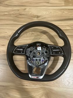 Original Kia Forte GT-Line leather steering wheel.