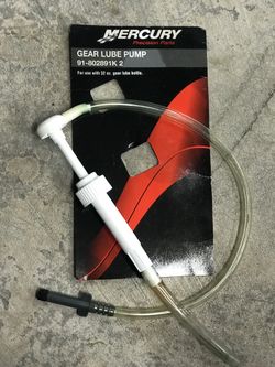 Mercury Genuine gear lube pump