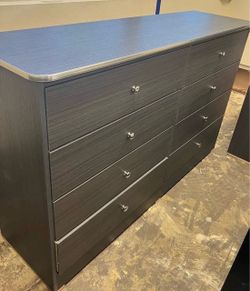 8 drawer grey