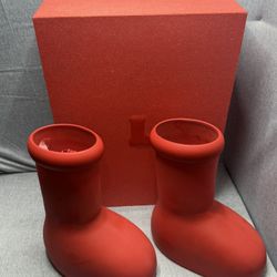 MSCHF Big Red Boots BRB-(BRB09)  - Size 10 - AUTHENTIC - IN-HAND