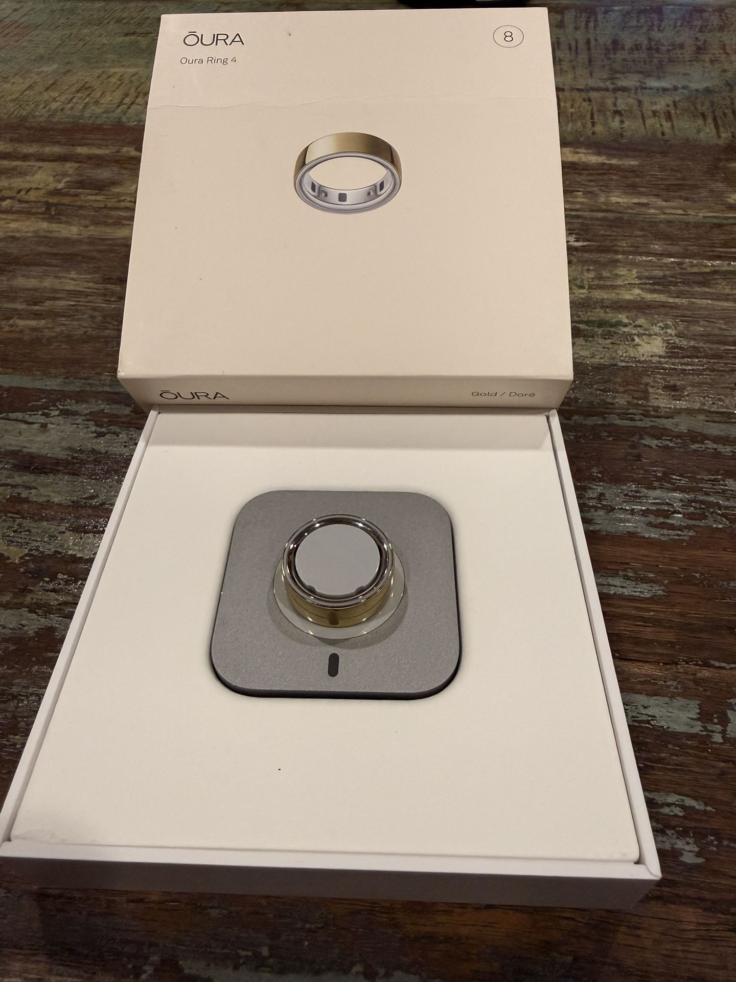 Oura ring Gold Size 8