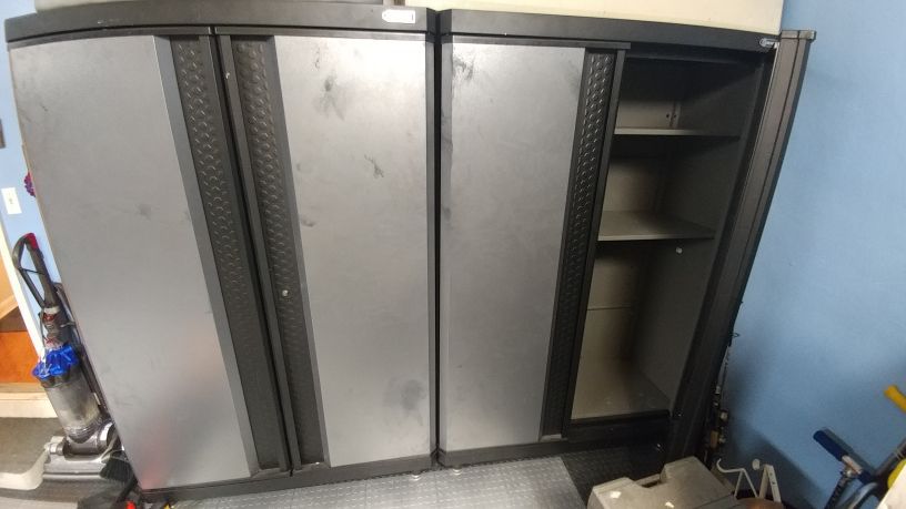 2 Kobalt Garage Storage Cabinets For