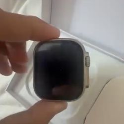 Apple Watch Ultra 2 49mm Titanium Silver Case with White Band+gps+lite+100mm 