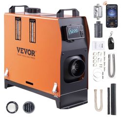 8KW Diesel Heater All in One, Diesel Air Heater with Bluetooth App Control, Portable Parking Heater