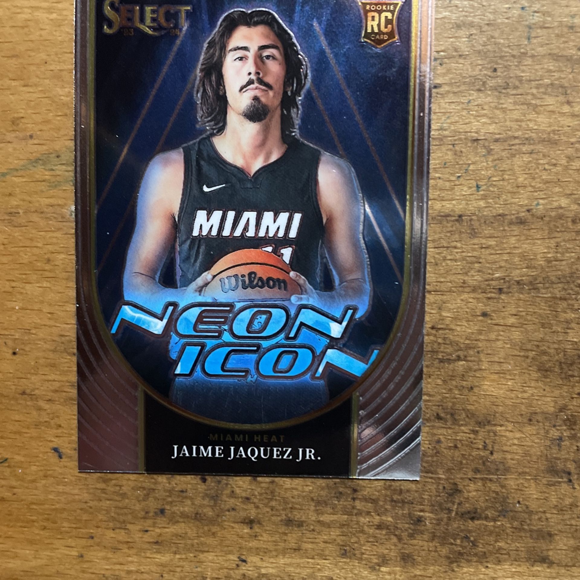 2024 SELECT JAIME JAQEUZ JR ROOKIE NEON ICON CARD