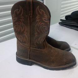 Men's Rancher Level Steel-Toe Pull-On Work Wellington Pre-owned As Is