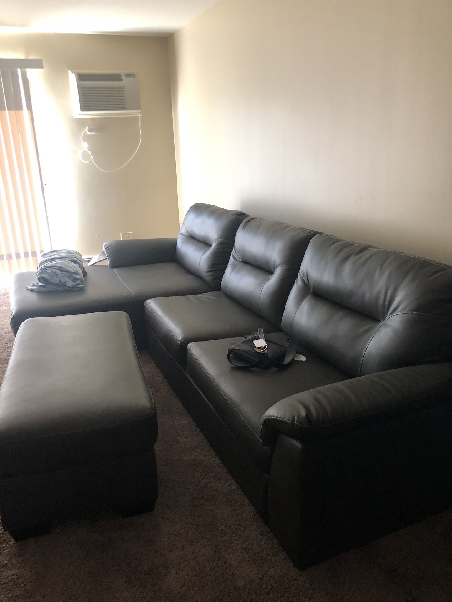 Sectional With Ottoman