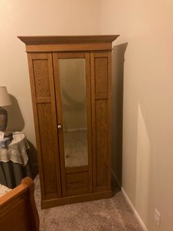 Antique Oak Closet