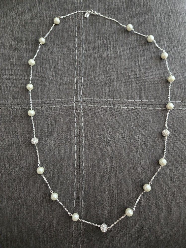 Champs Sterling Silver Necklace 36"