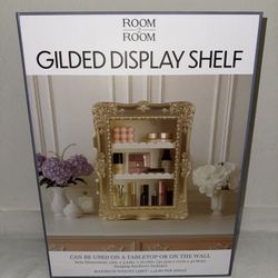 Gilded Display Shelf