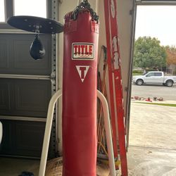 Punching Bag, Speed Bag And Stand 