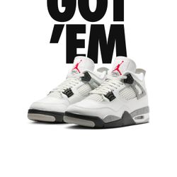 Jordan 4 White Cements men’s Size 12 