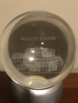 GILLETTE STADIUM HOLOGRAM GLOBE with four colors