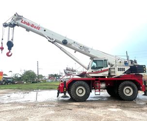 2019 LINK-BELT RTC-8090 SERIES II 90 US TON CAPACITY / 80 METRIC TONS ROUGH TERRAIN CRANE
4X4 DRIVE WITH ALL FOUR STEERING MODES
HYDRAULIC OUTRIGGERS
