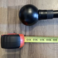 Black Curtain Rod (up To 102”)