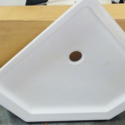 New Neo Angle Shower Pan and Shower Surround