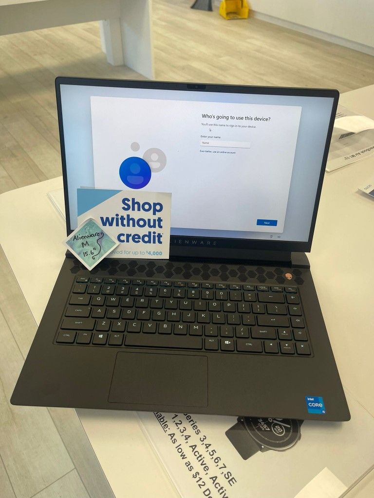 Dell Alienware M15 15.6 inch Gaming Laptop-PAYMENTS AVAILABLE NO CREDIT NEEDED