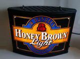 JW Dundee's Honey Brown Light Beer Light Lager Flavored with Honey Up Illuminated Sign