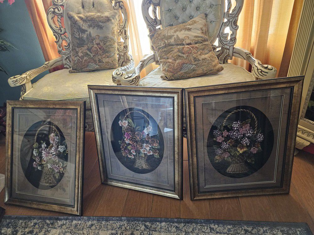 4 Sets Flower Frames