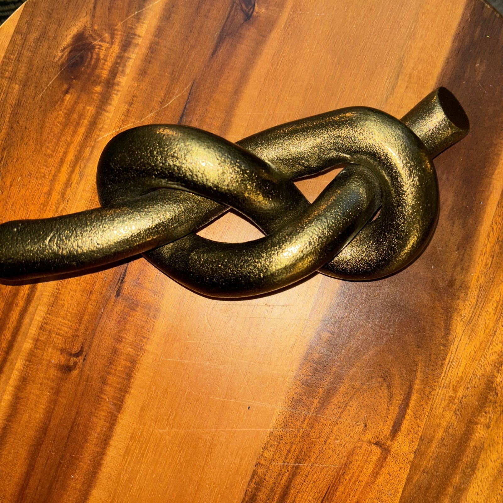 Threshold Studio McGee Metal Knot Decor Gold/Bronze 9.5”L 2.5”H
