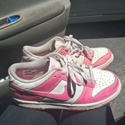 Pink & White Size 6 1/2 Nikes