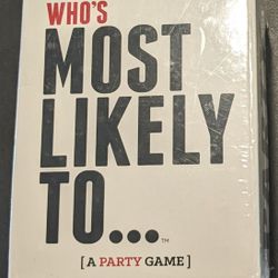 Party game MOST LIKELY TO
