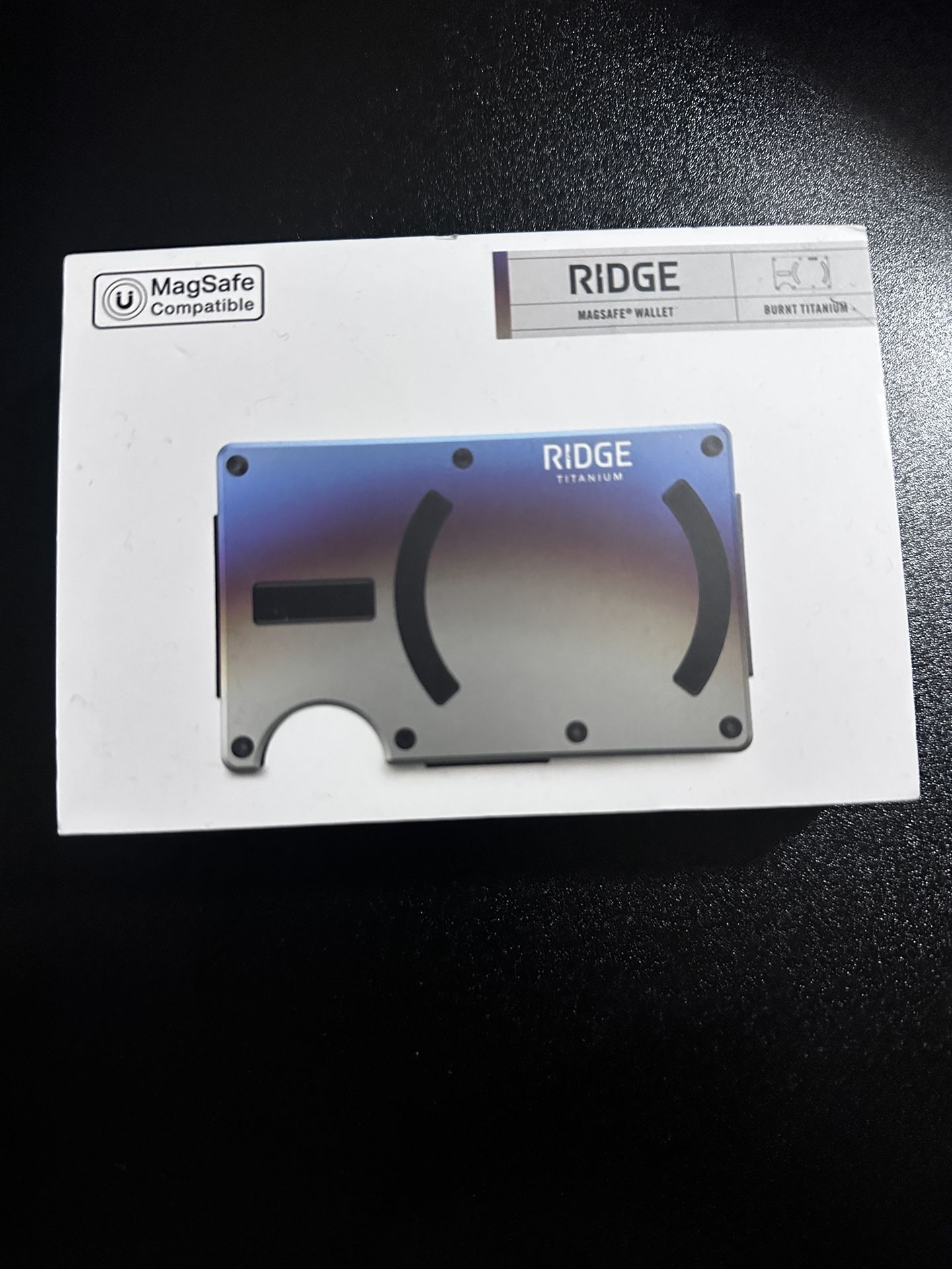 Ridge MagSafe Wallet Burnt Titanium