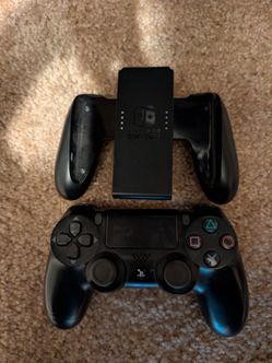 Sony PS4 DualShock 4 Controller & Nintendo Switch Joy-Con Grip