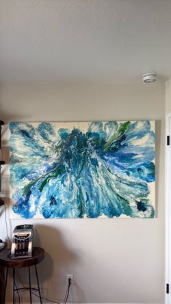 Large Ocean Wall Art Acrylic Canvas 40x60