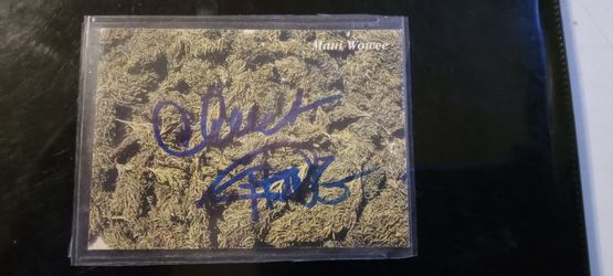 Cheech and Chong autographed trading card