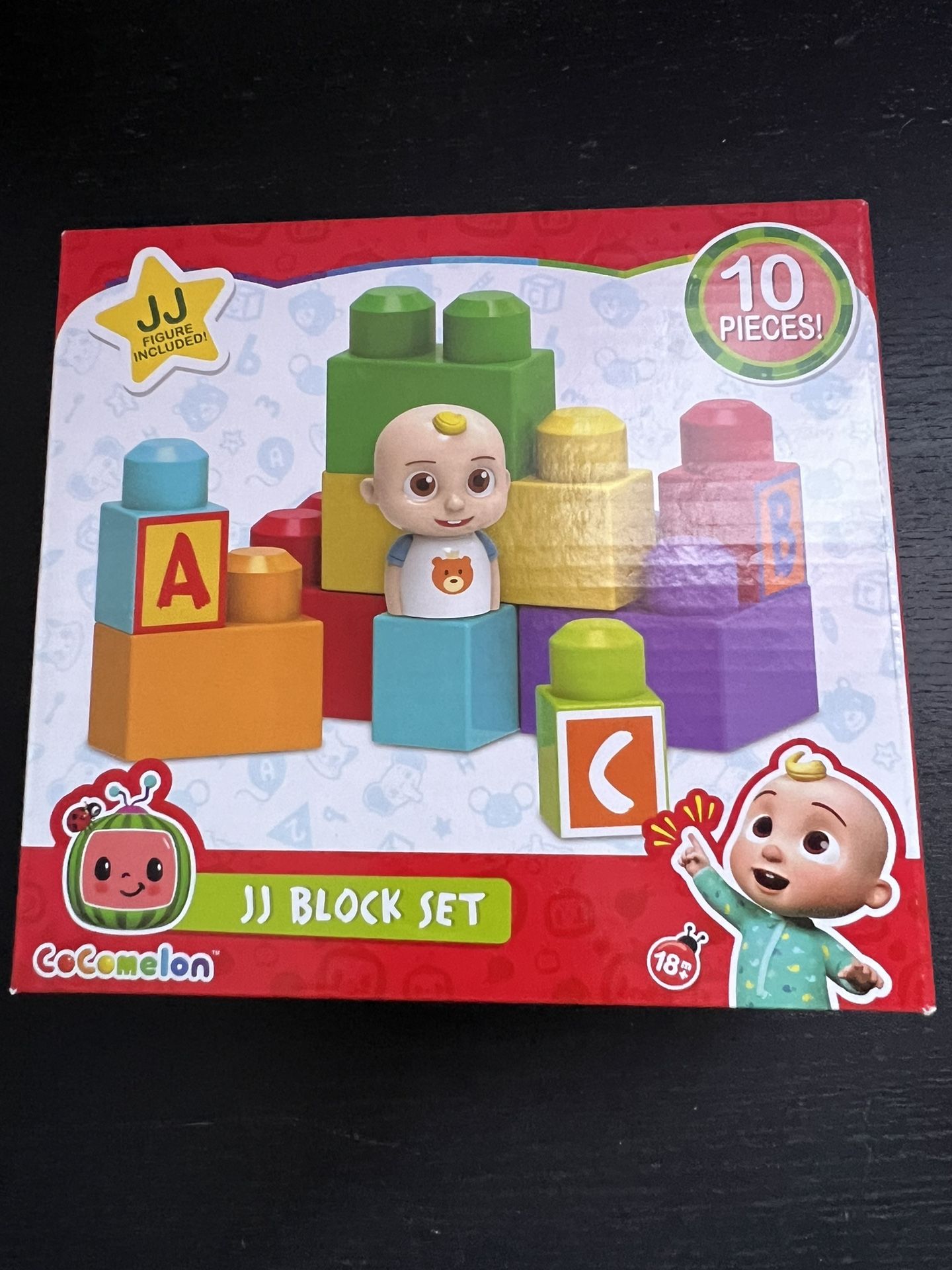 Cocomelon JJ Blocks Set - 10 Pieces Toddler Gift New