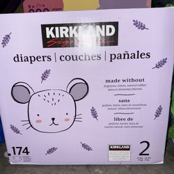 Kirkland diapers Size 2