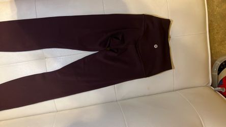 Burgundy Lululemon Leggings