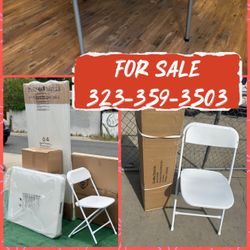 New Chairs, Tables & Canopies For Sale