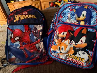 Spiderman&Sonic backpack