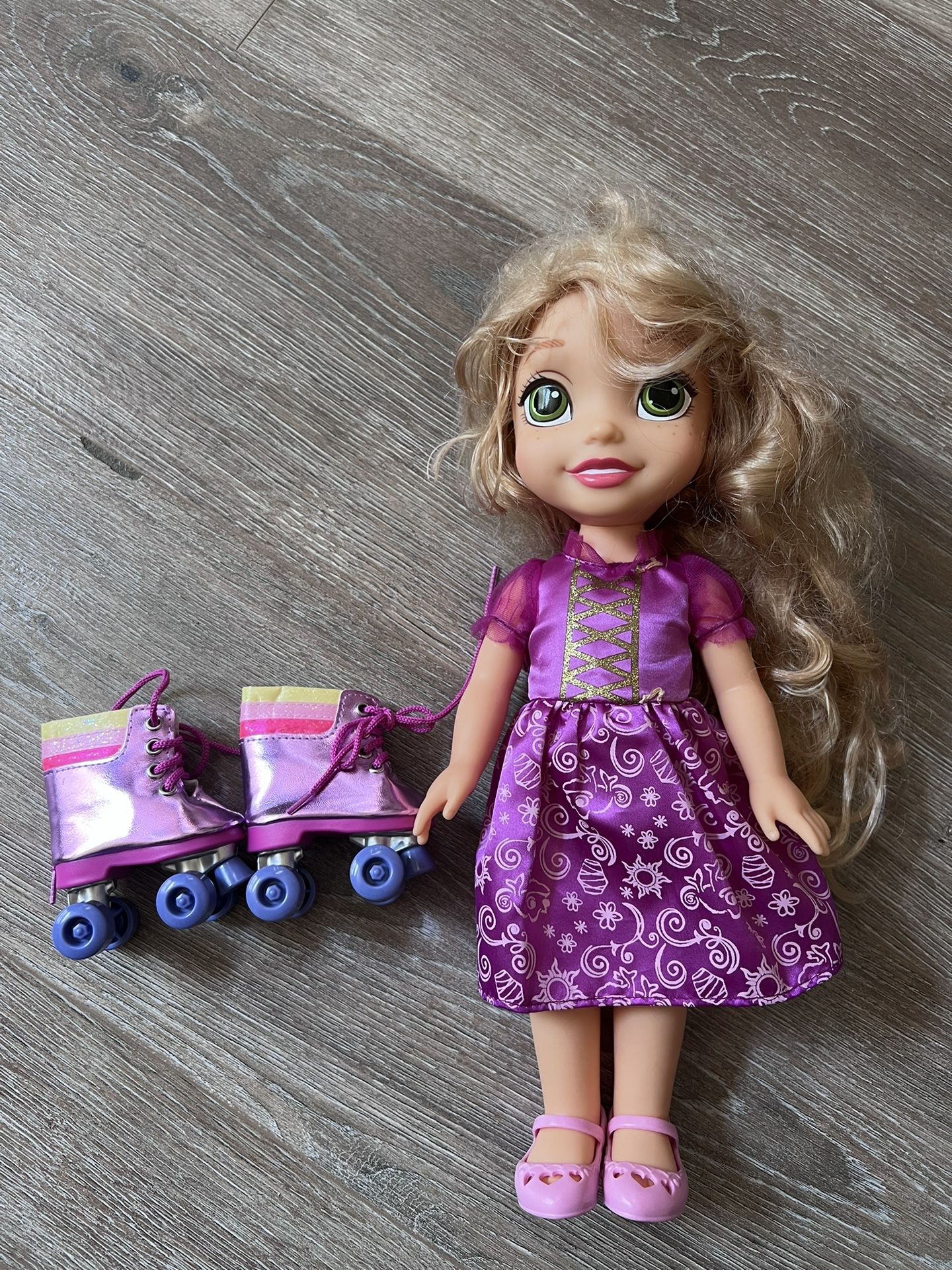 My First Disney Princess Rapunzel 16'' Doll Disney With Roller Skates