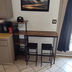 New small bar / wine rack