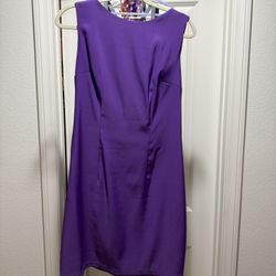 Purple Tapered Dress 