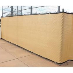 tan fence screen